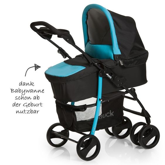 Hauck Set passeggino Shopper SLX Trio Set - Caviar Aqua