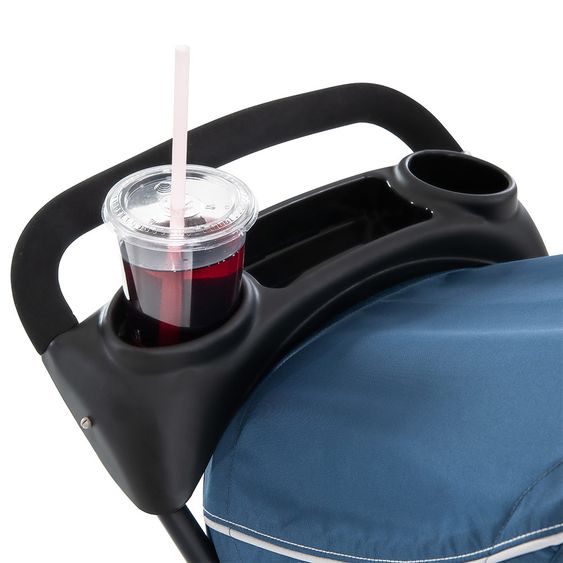 Hauck Kinderwagen-Set Shopper SLX Trio Set mit Babywanne, Autositz und Sportwagen (bis 25 kg) - Denim Grey