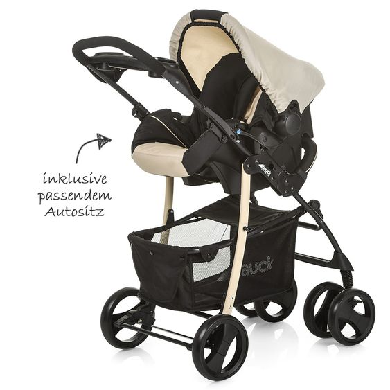 Hauck Kinderwagen-Set Shopper SLX Trioset - Caviar Beige