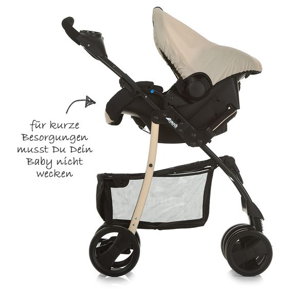 Hauck Kinderwagen-Set Shopper SLX Trioset - Caviar Beige