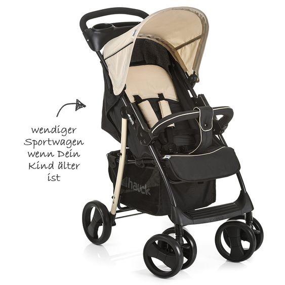 Hauck Kinderwagen-Set Shopper SLX Trioset - Caviar Beige