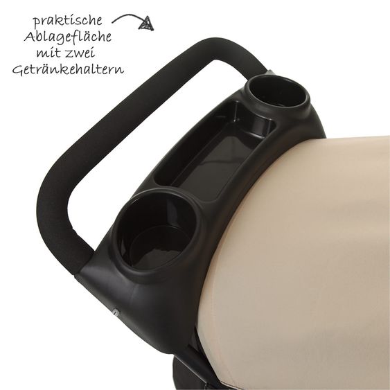 Hauck Kinderwagen-Set Shopper SLX Trioset - Caviar Beige