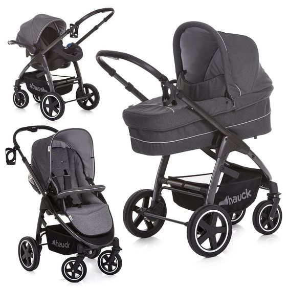 Hauck Stroller Set Soul Plus Trio Set - Beluga