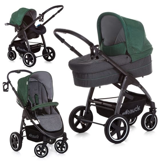 Hauck Kinderwagen-Set Soul Plus Trio Set - Emerald