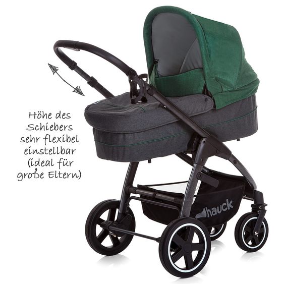 Hauck Kinderwagen-Set Soul Plus Trio Set - Emerald