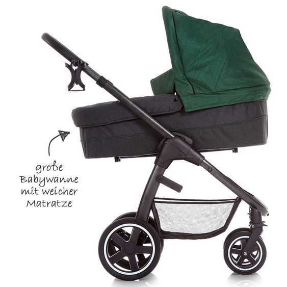 Hauck Kinderwagen-Set Soul Plus Trio Set - Emerald