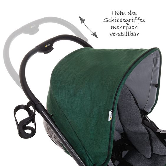 Hauck Kinderwagen-Set Soul Plus Trio Set - Emerald