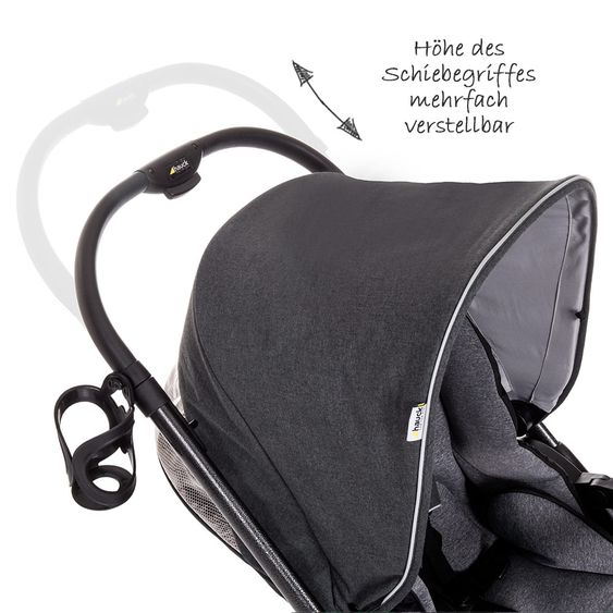 Hauck Kinderwagen-Set Soul Plus Trio Set inkl. Isofix Basis - Beluga