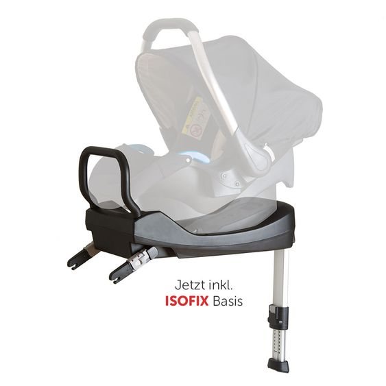 Hauck Kinderwagen-Set Soul Plus Trio Set inkl. Isofix Basis - Melange Navy