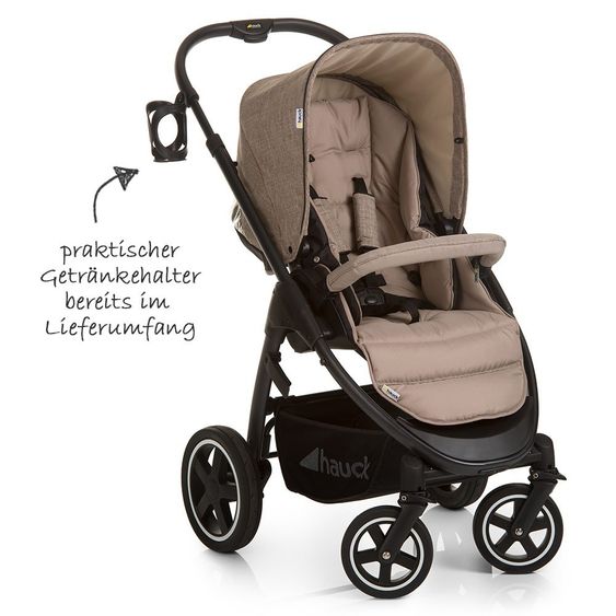 Hauck Stroller Set Soul Plus Trio Set - Melange Beige Almond