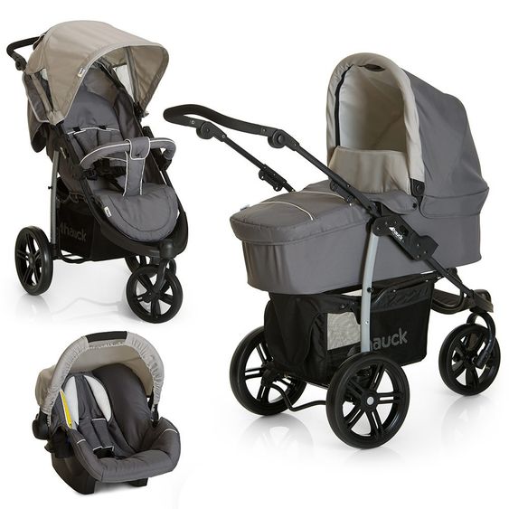 Hauck Stroller Set Viper SLX Trio Set - Smoke Grey