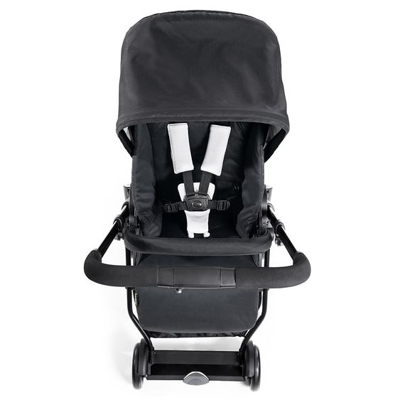 Hauck Kombi-Kinderwagen Apollo - inkl. Sportwagen und Babywanne für Neugeborene - Caviar