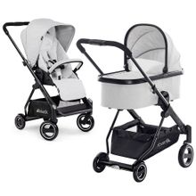 Kombi-Kinderwagen Apollo - inkl. Sportwagen und Babywanne für Neugeborene - Lunar