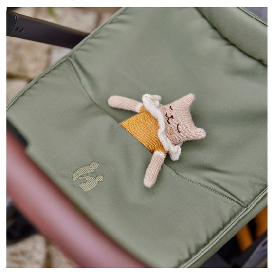 Hauck Kombi-Kinderwagen Comfort N Care Set - inkl. Babywanne, Sportsitz, Beindecke, Sitzauflage und Getränkehalter - Olive