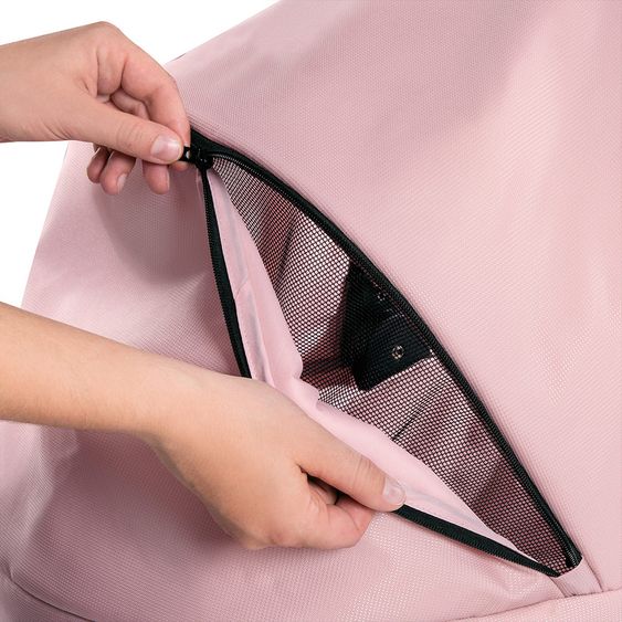 Hauck Kombi-Kinderwagen Eagle 4S Duoset inkl. Sportwagen, Babywanne, Beindecke und XXL Zubehörpaket - Pink Grey