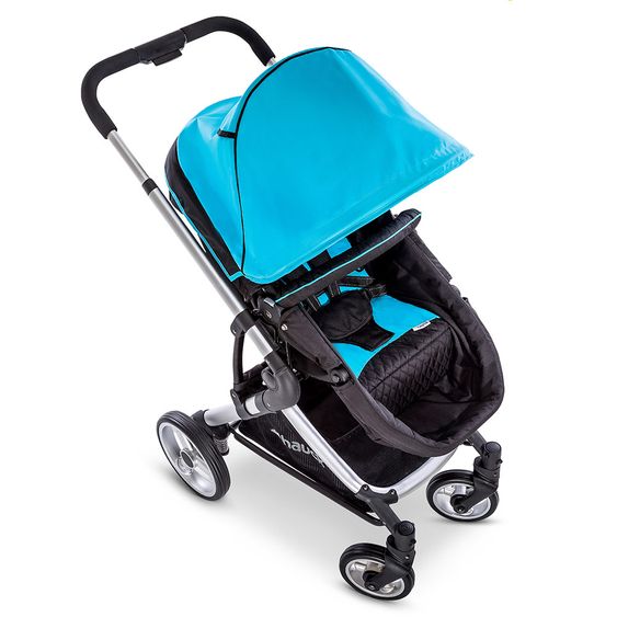 Hauck Kombi-Kinderwagen Manhattan - inkl. Babywanne und Sportsitz - Caviar Capri