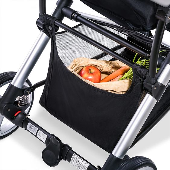 Hauck Kombi-Kinderwagen Manhattan - inkl. Babywanne und Sportsitz - Charcoal Purple