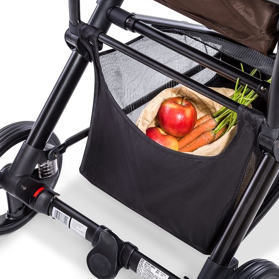 Hauck Kombi-Kinderwagen Manhattan - inkl. Babywanne und Sportsitz - Chocolate Almond