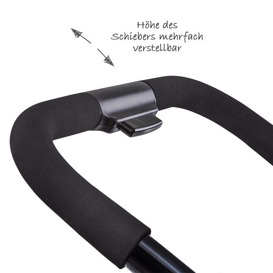 Hauck Kombi-Kinderwagen Manhattan - inkl. Babywanne und Sportsitz - Chocolate Almond
