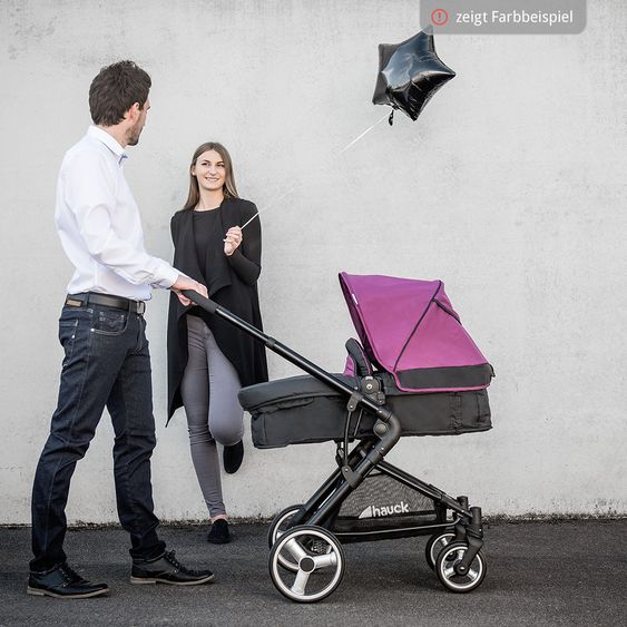 Hauck Kombi-Kinderwagen Manhattan - inkl. Babywanne und Sportsitz - Chocolate Almond