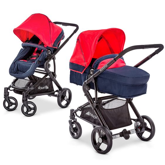 Hauck Kombi-Kinderwagen Manhattan - inkl. Babywanne und Sportsitz - Moonlight Tango