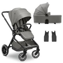 Move N Care Set baby carriage - incl. carrycot and sports seat - Dark Grey