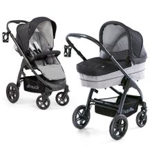 Saturn R pushchair - incl. pushchair and baby bath for newborns - Caviar Stone