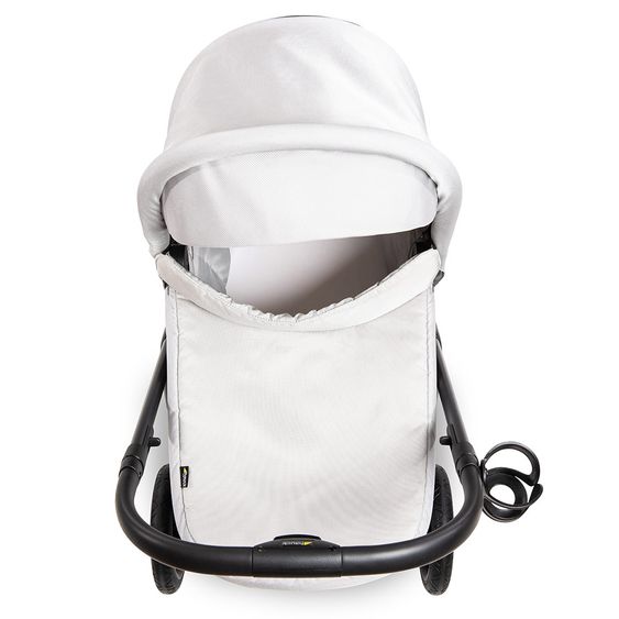 Hauck Kombi-Kinderwagen Saturn R Duoset (Sportwagen und Babywanne) - inkl. XXL Zubehörpaket - Lunar Stone