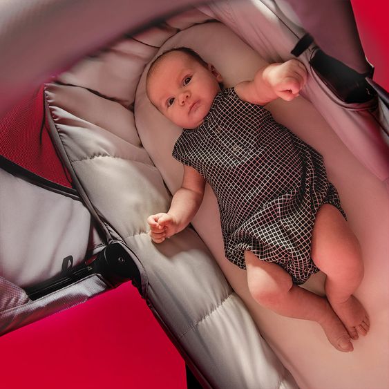Hauck Kombi-Kinderwagen Saturn R Duoset (Sportwagen und Babywanne) - inkl. XXL Zubehörpaket - Lunar Stone
