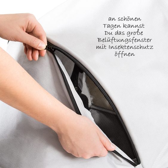Hauck Kombi-Kinderwagen Saturn R Duoset (Sportwagen und Babywanne) - inkl. XXL Zubehörpaket - Lunar Stone