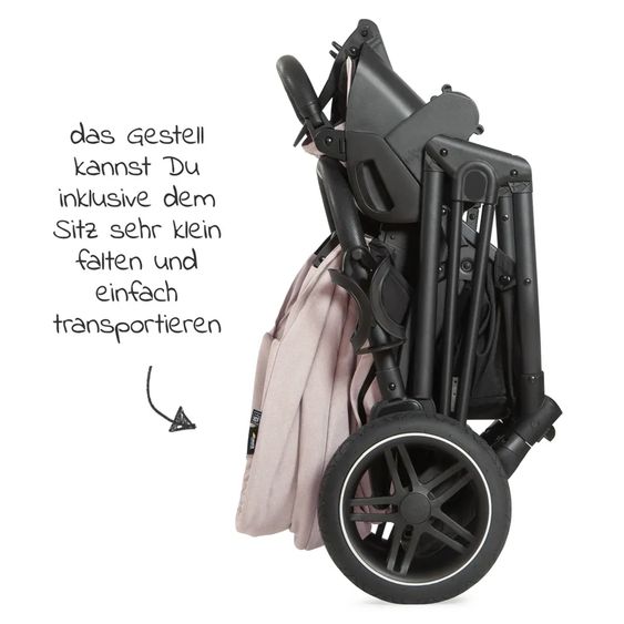 Hauck Passeggino Vision X Duoset Black (passeggino e navicella) - Melange Beige