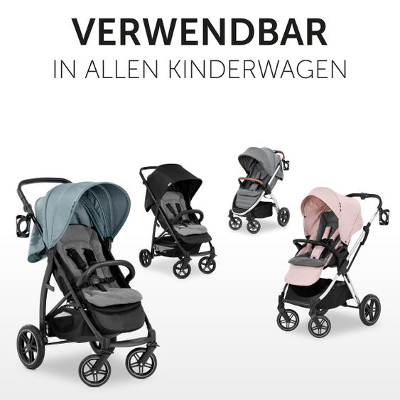 Hauck Komfort Sitzauflage für Buggy und Kinderwagen - Charcoal