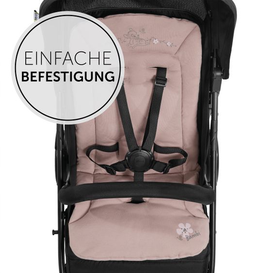 Hauck Coprisedile Comfort per passeggino e carrozzina - Disney - Rosa Bambi