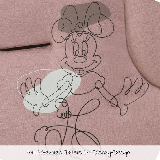 Hauck Komfort Sitzauflage für Buggy und Kinderwagen  - Disney - Minnie Mouse Rose