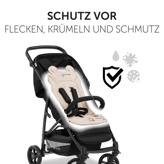 Hauck Komfort Sitzauflage für Buggy und Kinderwagen  - Disney - Winnie the Pooh Beige