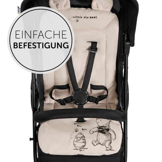 Hauck Komfort Sitzauflage für Buggy und Kinderwagen  - Disney - Winnie the Pooh Beige