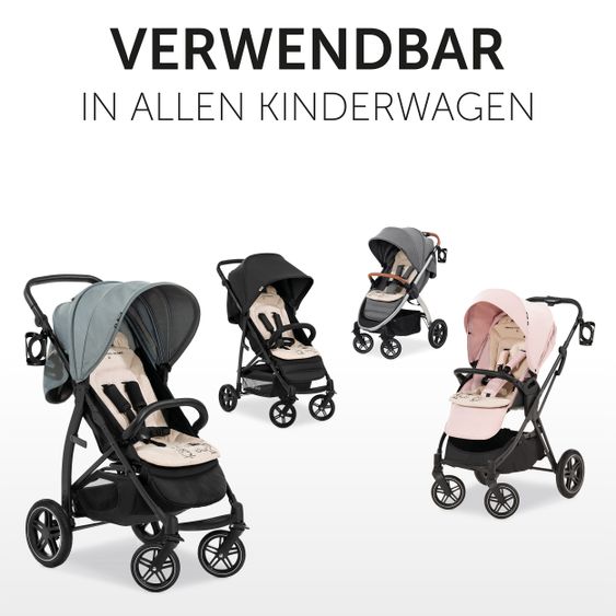 Hauck Komfort Sitzauflage für Buggy und Kinderwagen  - Disney - Winnie the Pooh Beige