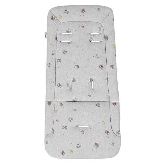 Hauck Komfort Sitzauflage für Buggy und Kinderwagen Mickey & Minnie - Grey