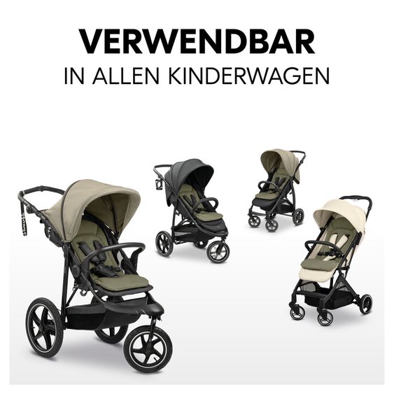 Hauck Komfort Sitzauflage für Buggy und Kinderwagen - Olive