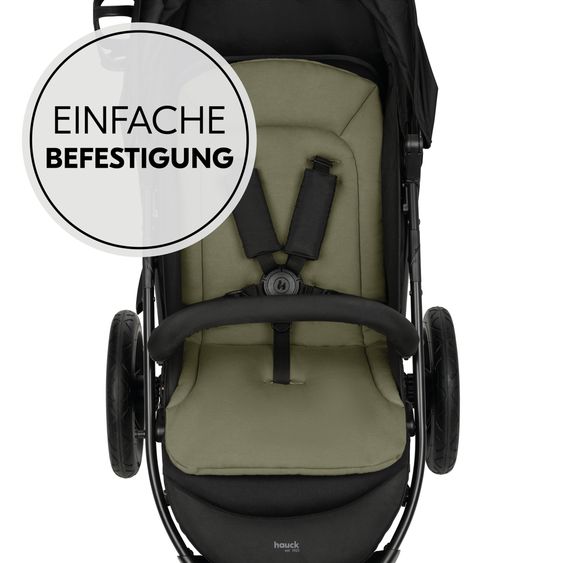 Hauck Komfort Sitzauflage für Buggy und Kinderwagen - Olive