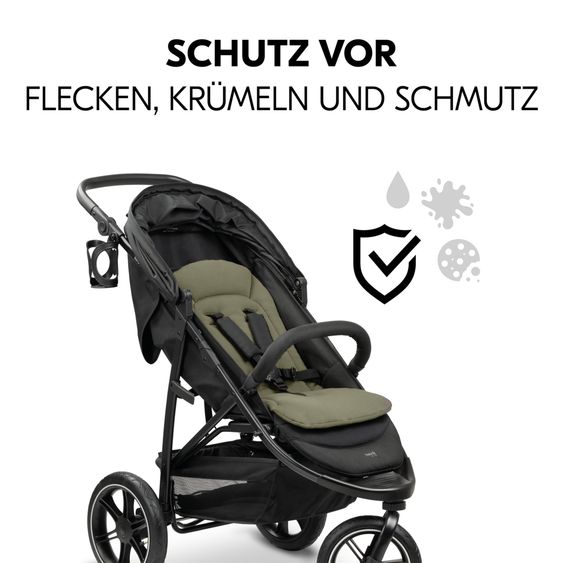 Hauck Komfort Sitzauflage für Buggy und Kinderwagen - Olive