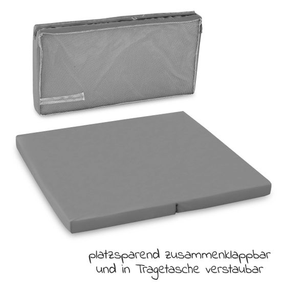Hauck Materasso per box Sleeper SQ - (90 x 90 cm) - Grigio