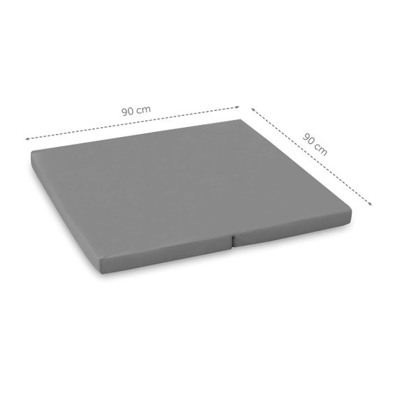 Hauck Materasso per box Sleeper SQ - (90 x 90 cm) - Grigio
