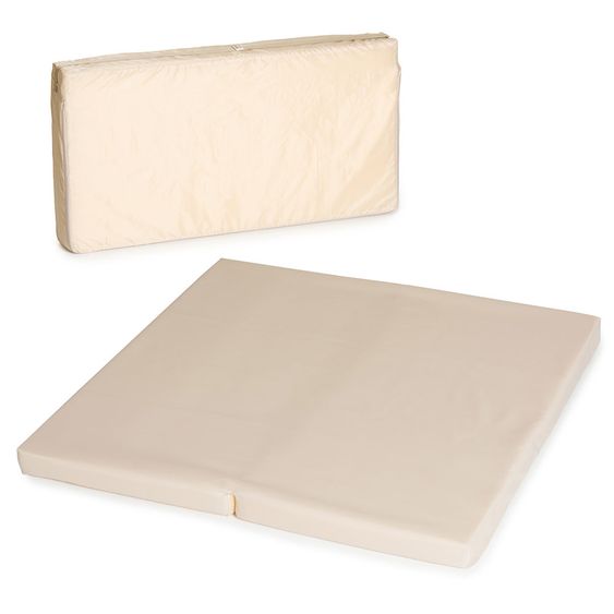 Hauck Laufgitter-Matratze Slepper SQ - 90 x 90 cm - Uni Beige