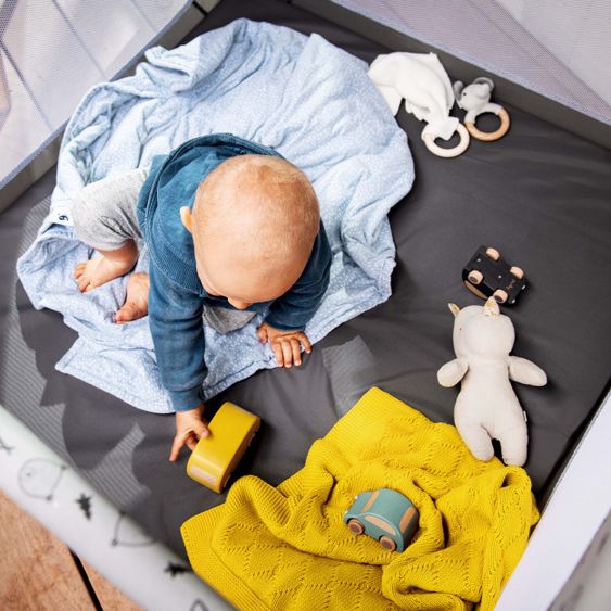 Hauck Playpen Sleep'n Play SQ - (90 x 90 cm) - Nordic Grey