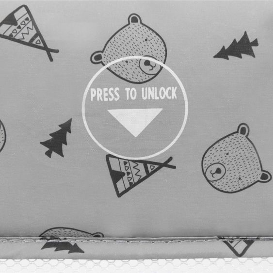 Hauck Playpen Sleep'n Play SQ - (90 x 90 cm) - Nordic Grey
