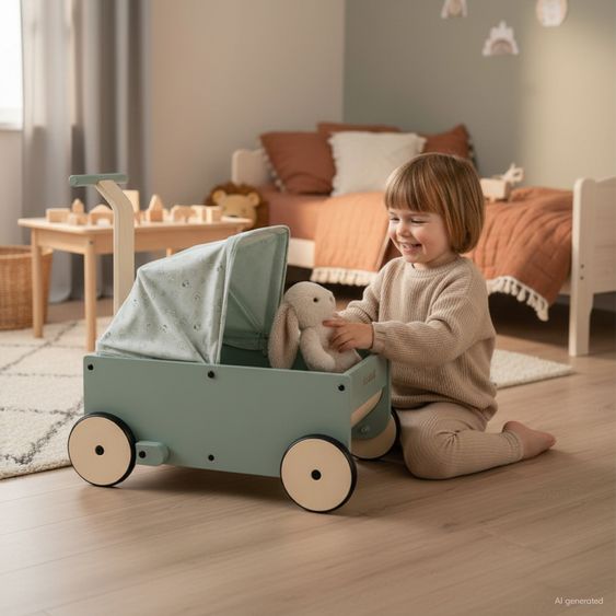 Hauck Lauflernwagen 2-in-1 Puppen- und Lauflernwagen