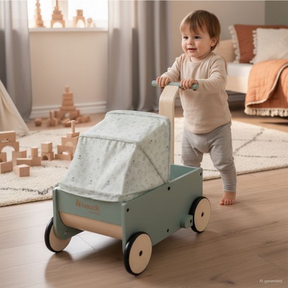 Hauck Lauflernwagen 2-in-1 Puppen- und Lauflernwagen