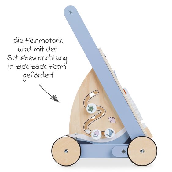 Hauck Lauflernwagen / Sortierwagen Learn To Walk Skills - mit vielen Motorik Spielen