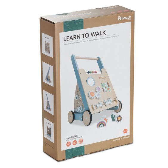 Hauck Lauflernwagen / Sortierwagen Learn To Walk Skills - mit vielen Motorik Spielen